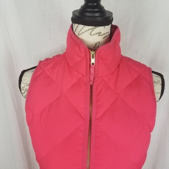 J. Crew Full Zipper Front Double Pocket Down Filled Vest - Picture 3 of 8